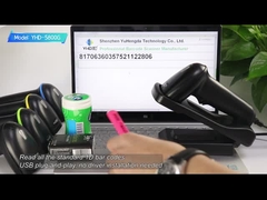 Scanner di codici a barre laser cablato YHD-5800G 1D